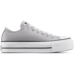 Buty sportowe Converse Chuck Taylor All Star Lift. Szare buty sportowe na co dzień damskie Converse, bez wzorów. Za 490.00 zł.