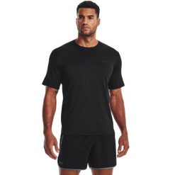 T-Shirt Under Armour Ua Tech Vent Ss Dorosłych. Czarne t-shirty męskie Under Armour, l, bez wzorów, z materiału, bez kołnierzyka. Za 189.52 zł.