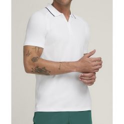 Koszulka męska Wilson Team Seamless Polo 2.0. Białe koszulki polo męskie Wilson, m, bez wzorów, bez ramiączek. Za 313.50 zł.