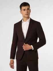 Finshley & Harding marynarka od garnituru modułowego Mężczyźni Slim Fit czerwony, 48. Czerwone marynarki męskie Finshley & Harding, bez wzorów. Za 699.95 zł.
