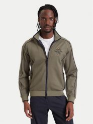 Aeronautica Militare Bluza 262FE2138UF00691 Khaki Regular Fit. Brązowe bluzy bez kaptura męskie AERONAUTICA MILITARE, l, z wiskozy. Za 714.99 zł.