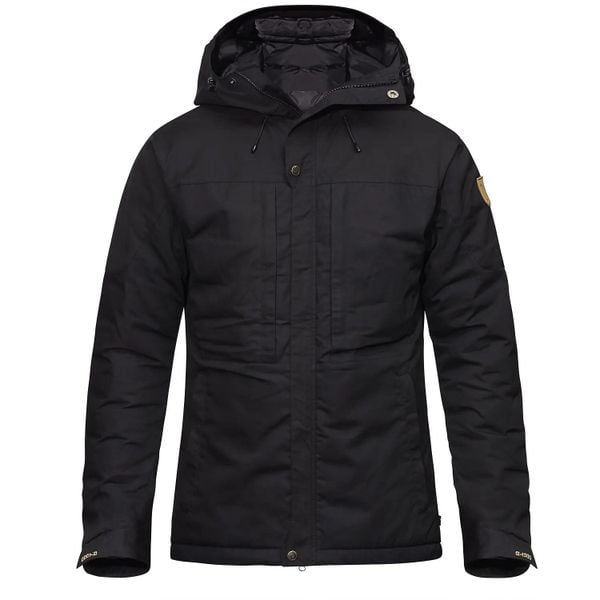 Kurtka zimowa męska Fjallraven Skogso Padded Jacket. Czarne kurtki męskie Fjällräven, m, bez wzorów, z bawełny, z kapturem. Za 1,634.99 zł.
