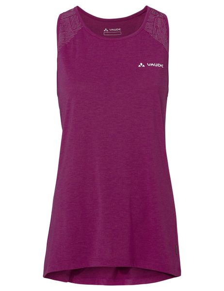 Top damski Sveit Top III. Czerwone topy sportowe damskie Vaude, bez wzorów, z materiału, bez ramiączek. Za 169.00 zł.