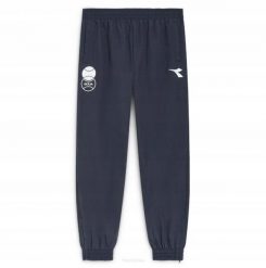 Spodnie tenisowe Diadora Track Pant Sports. Niebieskie spodnie sportowe damskie Diadora, uniwersalny, z materiału, na fitness i siłownię. Za 230.30 zł.