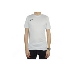 T-shirt sportowy z krótkim rękawem męski Park VII Tee. Białe t-shirty męskie Nike, m, bez wzorów, bez kołnierzyka. Za 76.99 zł.