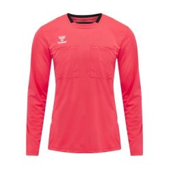 Hummel Koszulka sędziowska arbitra sędzia Referee Chevron Jersey. Czerwone koszulki męskie z długim rękawem HUMMEL, m, z jersey, bez ramiączek, do piłki nożnej. Za 167.99 zł.
