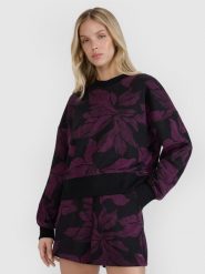 4F Bluza dresowa nierozpinana bez kaptura damska - multikolor L. Bluzy bez kaptura damskie 4f, l, z bawełny. W wyprzedaży za 99.99 zł.