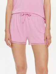 Tommy Hilfiger Szorty piżamowe UW0UW05289 Różowy Regular Fit. Czerwone piżamy damskie Tommy Hilfiger, xl, bez wzorów, bez ramiączek. Za 149.99 zł.