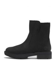 Timberland Skórzane botki "Brimfield" w kolorze czarnym rozmiar: 40. Czarne botki damskie Timberland, z materiału, bez obcasa, bez zapięcia. Za 635.42 zł.