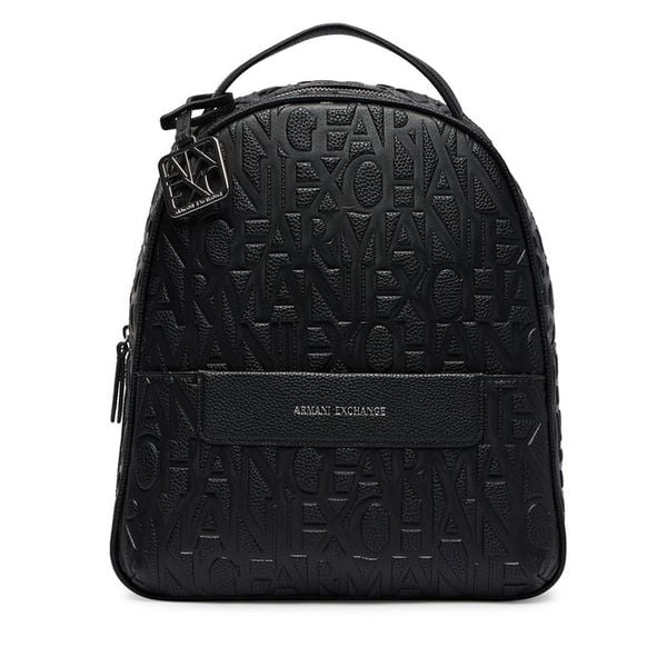 Plecak Armani Exchange. Czarne plecaki damskie Armani Exchange, bez wzorów. Za 496.99 zł.