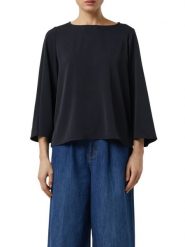 Comma koszulka typu bluzka Kobiety niebieski, 36. Niebieskie t-shirty damskie Comma, bez wzorów, bez kołnierzyka. Za 299.95 zł.