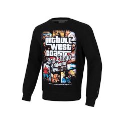 Bluza męska Pitbull Most Wanted. Czarne bluzy bez kaptura męskie PITBULL, m. W wyprzedaży za 209.00 zł.