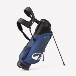 Torba do golfa z nóżkami Ultralight. Czarne torebki klasyczne damskie INESIS, bez wzorów, z materiału, duże, bez dodatków. Za 199.99 zł.