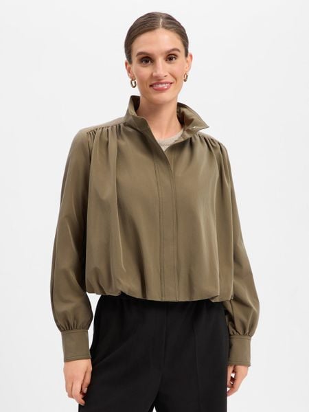 BOSS Orange Kurtka typu blouson Kobiety wiskoza zielony, 40. Pomarańczowe kurtki damskie Boss Orange, bez wzorów, z wiskozy, bez kaptura. Za 999.95 zł.