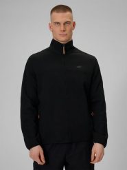 4F Bluza dresowa regular bez kaptura męska - czarna XL. Czarne bluzy bez kaptura męskie 4f, m, z dresówki. W wyprzedaży za 159.99 zł.