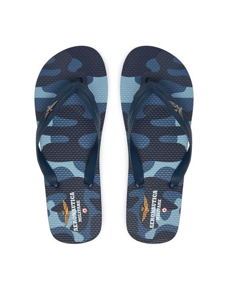 Aeronautica Militare Japonki 261SC0243UCT03112 Granatowy. Niebieskie klapki i japonki męskie AERONAUTICA MILITARE, z syntetyku. Za 139.99 zł.
