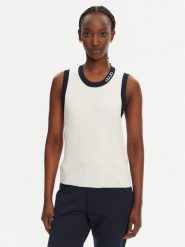 Liu Jo Sport Top TA5092 MS022 Biały Regular Fit. Białe topy sportowe damskie Liu Jo Sport, xs, bez wzorów, z syntetyku, bez ramiączek. Za 249.99 zł.