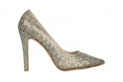 Czółenka Bayla-187 154-1201 Gold 187023, Złoty, Skóra ekologiczna - 36. Żółte czółenka damskie Bayla, bez wzorów, z materiału, bez obcasa, na szpilce. W wyprzedaży za 179.10 zł.