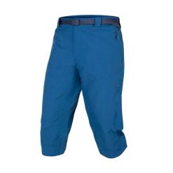 Spodenki rowerowe męskie Endura Hummvee 3/4. Niebieskie szorty męskie ENDURA, na lato, bez wzorów. Za 299.99 zł.