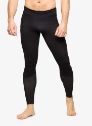 Legginsy termoaktywne męskie La Sportiva Wool40 Aero Pants. Czarne bielizna termoaktywna męska La Sportiva, m, bez wzorów, z materiału. Za 280.49 zł.