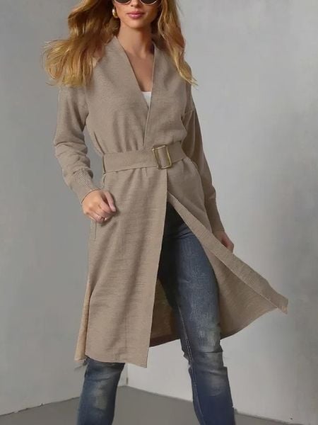 Milan Kiss Kardigan w kolorze szarobrązowym rozmiar: L. Brązowe kardigany damskie Milan Kiss, l, bez wzorów. Za 196.24 zł.