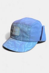 Czapka typu „trapper” dla dorosłych, unisex, z podszewką z polaru – liliowa. Fioletowe czapki z daszkiem damskie AFTER ESSENTIALS, bez wzorów, z polaru. Za 87.50 zł.