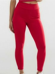 Legginsy sportowe Gym Hard - czerwony. Czerwone legginsy sportowe damskie Sinsay, l, bez wzorów. Za 39.99 zł.