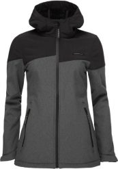Damska kurtka softshell Loap Ludysa ciemnoszara. Szare kurtki damskie ÀLG, na jesień, s, bez wzorów, z elastanu, bez kaptura. Za 311.99 zł.