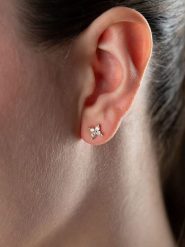 Heliophilia Pozłacane kolczyki-wkrętki rozmiar: onesize. Żółte kolczyki damskie Heliophilia, z cyrkonią, pozłacane. Za 43.99 zł.