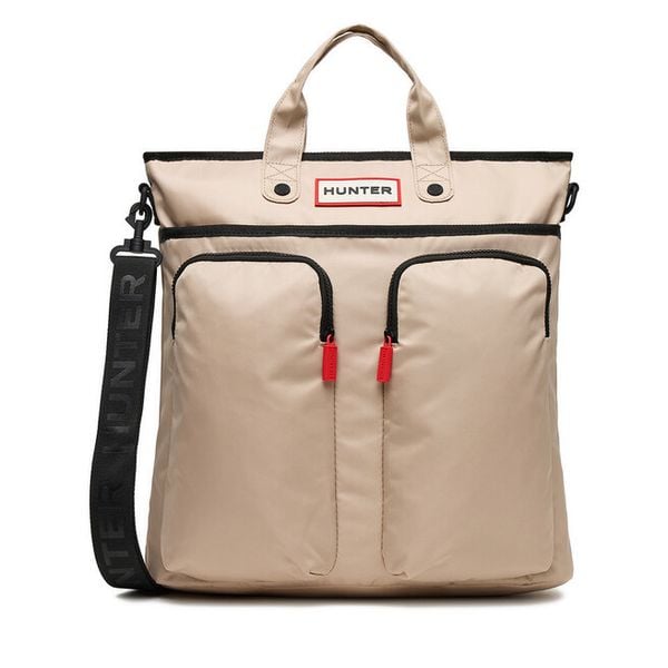 Plecak Hunter. Brązowe plecaki damskie Hunter, bez wzorów, sportowe. Za 219.99 zł.