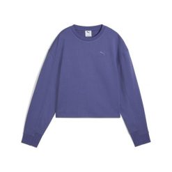 Damska bluza HER o luźnym kroju PUMA. Niebieskie bluzy bez kaptura damskie Puma, s, prążkowane. Za 153.99 zł.