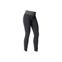 Legginsy do jogi damskie. Szare legginsy damskie DOMYOS, l, bez wzorów, z bawełny. Za 39.99 zł.