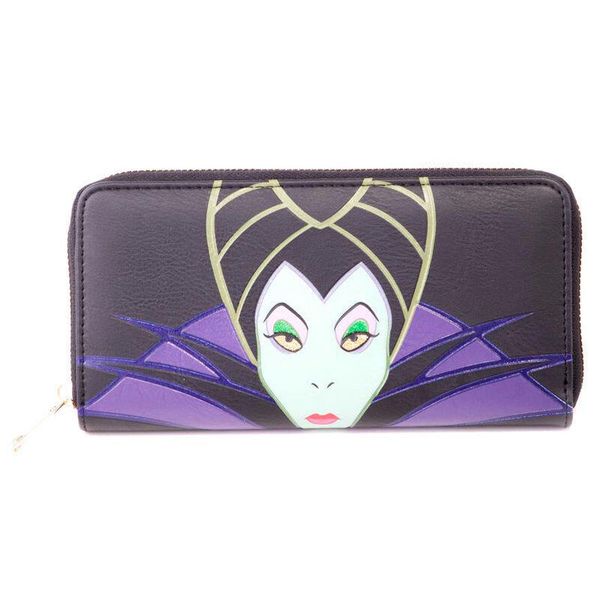 Portfel damski Difuzed Disney Villains Maleficient 2. Czarne portfele damskie Disney, bez wzorów. Za 228.50 zł.