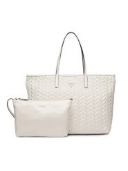 Guess Torebka Cheryl HWTQ97 20240 Kremowy. Białe torebki klasyczne damskie Guess, z aplikacjami, ze skóry, bez dodatków. Za 719.99 zł.