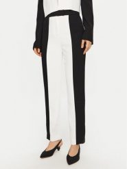 KARL LAGERFELD Spodnie materiałowe A1W10125 Biały Slim Fit. Białe spodnie materiałowe damskie Karl Lagerfeld, bez wzorów, z materiału. Za 1,259.00 zł.