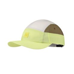 Czapka z daszkiem BUFF 5 PANEL GO CAP DOMUS CITRON. Żółte czapki męskie Buff, bez wzorów, z materiału, eleganckie. Za 149.99 zł.