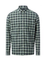 Fred Perry koszula casual - Tartan Oxford Mężczyźni Comfort Fit Bawełna zielony, S. Zielone koszule męskie Fred Perry, m, bez wzorów, z bawełny, bez kołnierzyka, bez ramiączek. Za 479.95 zł.