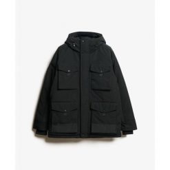 Parka Superdry Everest Tactical. Czarne parki męskie Superdry., na zimę, m, bez wzorów. W wyprzedaży za 891.40 zł.