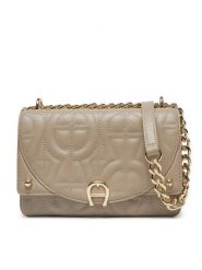 Aigner Torebka 135315 Szary. Szare torebki klasyczne damskie Aigner, bez wzorów, ze skóry, wizytowe, bez kołnierzyka, bez ramiączek. Za 1,469.00 zł.