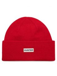 Hunter Czapka HTR-U3-002-AW24 Czerwony. Czerwone czapki zimowe damskie Hunter, z materiału. Za 69.99 zł.