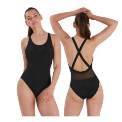 Damski kostium kąpielowy 1-częściowy Speedo Eco Endurance+ Power. Czarne stroje jednoczęściowe damskie Speedo, xs, bez wzorów. Za 320.63 zł.