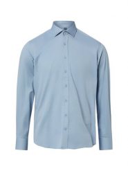 Nils Sundström koszula casual Mężczyźni Modern Fit Bawełna niebieski, L. Niebieskie koszule męskie Nils Sundström, l, bez wzorów, z bawełny, bez kołnierzyka, bez ramiączek. Za 119.95 zł.