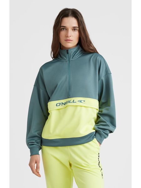 O'Neill Bluza polarowa "Rutile" w kolorze zielonym rozmiar: M. Zielone bluzy bez kaptura damskie O'neill, m, z polaru. Za 122.09 zł.