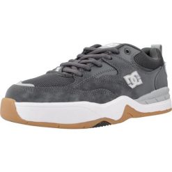 Buty DC ADYS100844 Szary. Szare buty trekkingowe męskie DC Shoes, ze skóry, bez zapięcia, trekkingowe. Za 308.99 zł.