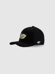4F Czapka z daszkiem snapback uniseks 4F | Drift Masters - czarna S/M. Czarne czapki z daszkiem damskie 4f, bez wzorów, z bawełny. Za 119.99 zł.