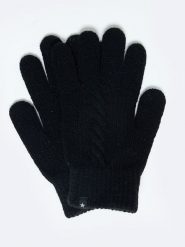 BIG STAR Rękawiczki w kolorze czarnym rozmiar: onesize. Czarne rękawiczki damskie Big Star, bez wzorów, z materiału. Za 32.99 zł.