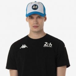 Czapka z daszkiem Kappa Indra 24H Le Mans. Niebieskie czapki męskie Kappa, bez wzorów. Za 231.50 zł.
