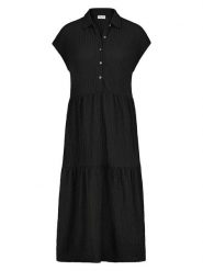 Sublevel Sukienka w kolorze czarnym rozmiar: XS. Czarne sukienki damskie Sublevel, na co dzień, xs, bez wzorów, bez kołnierzyka, bez ramiączek, maxi, proste. Za 69.99 zł.