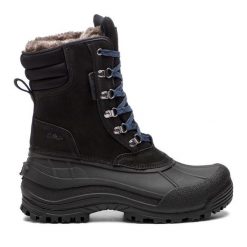 Śniegowce CMP. Czarne buty zimowe męskie CMP, bez zapięcia. Za 449.99 zł.