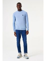 Garcia Bluza w kolorze błękitnym rozmiar: 3XL. Niebieskie bluzy bez kaptura męskie Garcia, xl, z bawełny. Za 195.45 zł.